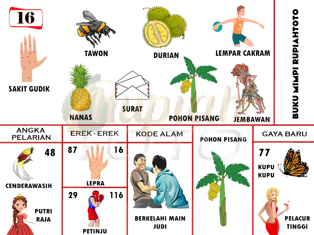 buku mimpi erek erek togel 16