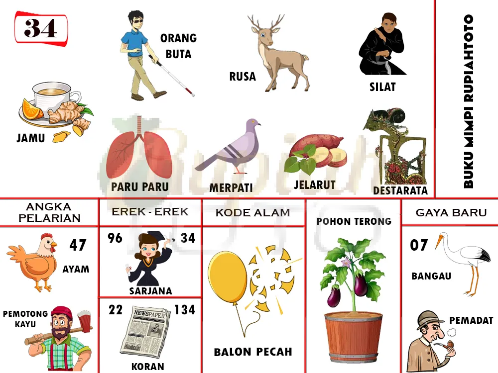 buku mimpi erek erek togel 34